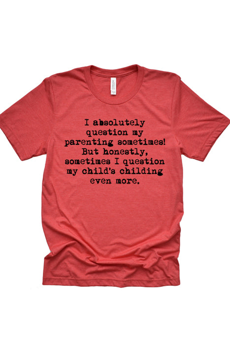 Questioning my child's childing 1771