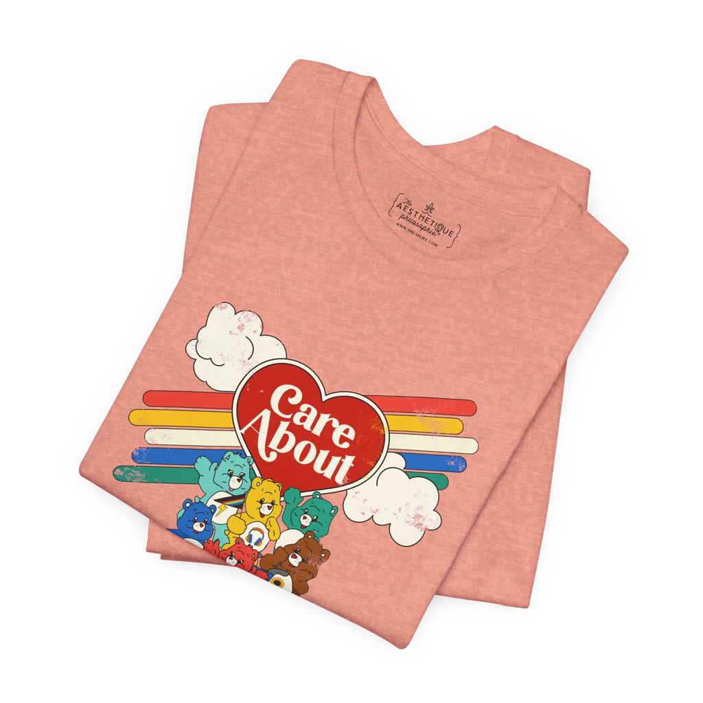 Care About Disability Rights - Retro 80s Vibe - Unisex Jersey Short Sleeve Tee