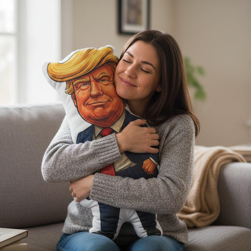 Novelty Pillow - Political Caricature