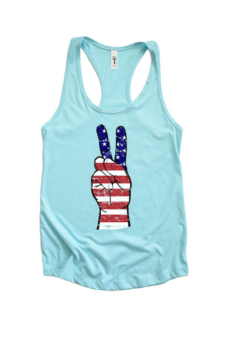 USA Peace Sign 1785_tank