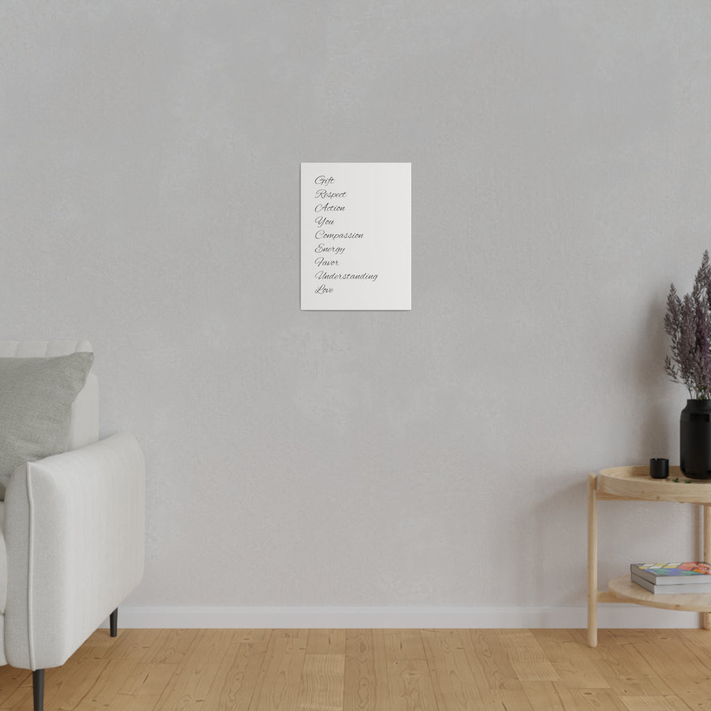 Matte Canvas, Stretched, 0.75"