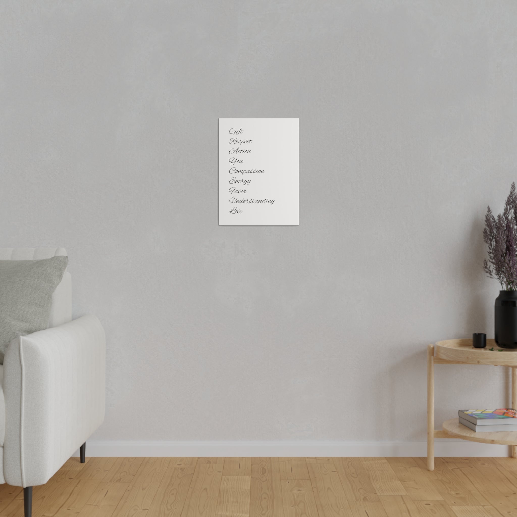 Matte Canvas, Stretched, 0.75"
