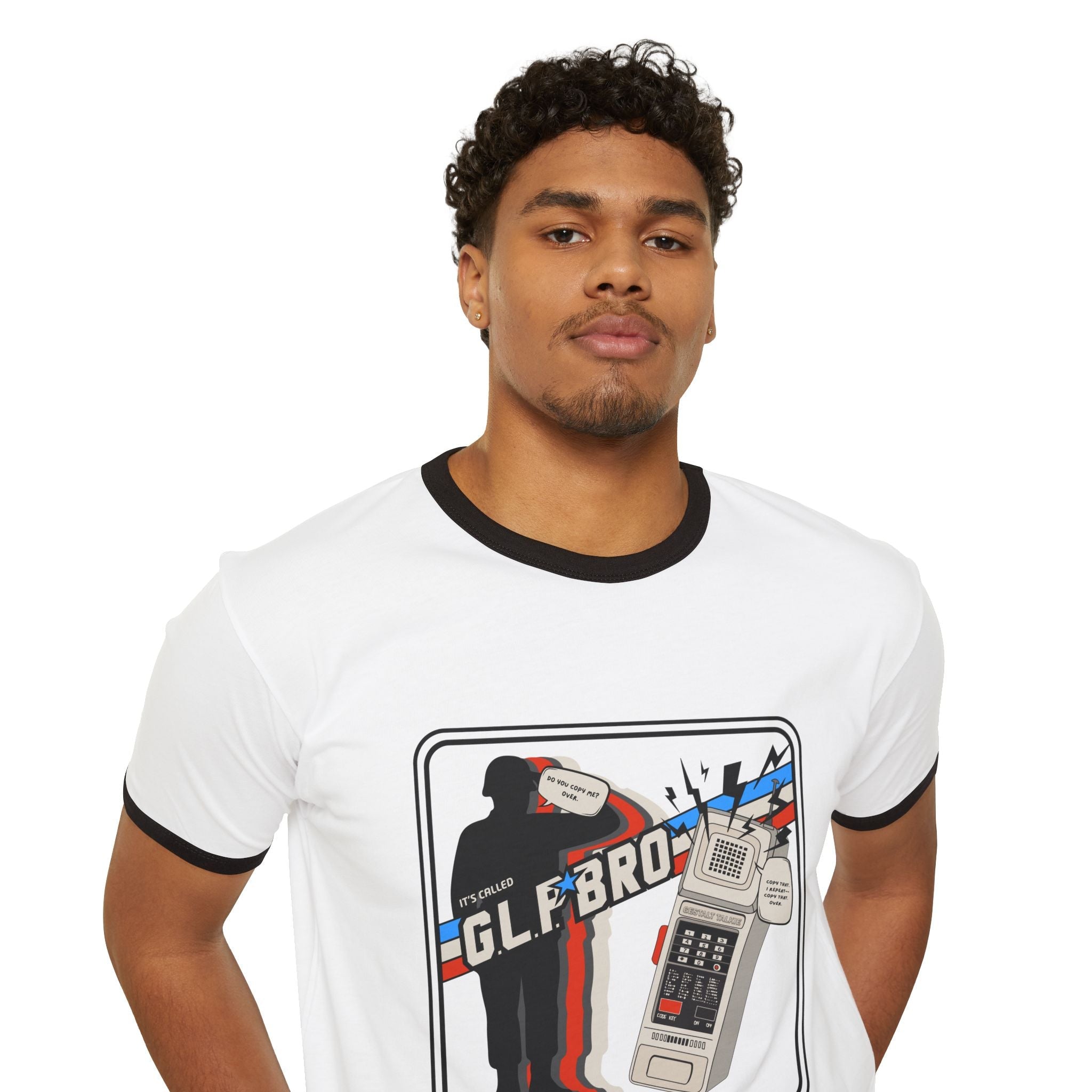 Do You Copy? It's Called GLP Bro - Gestalt - Adult Unisex Cotton Ringer T-Shirt