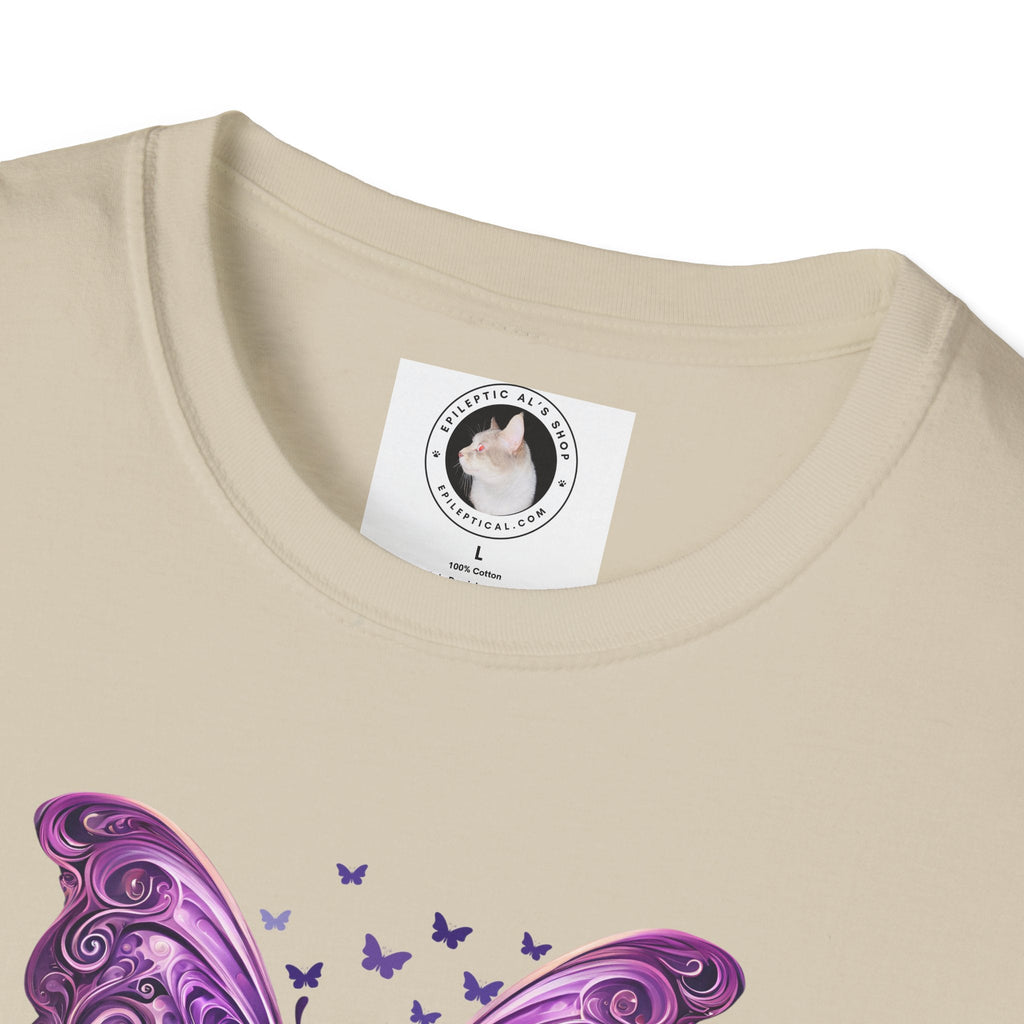 Epilepsy Butterfly Unisex Softstyle T-Shirt