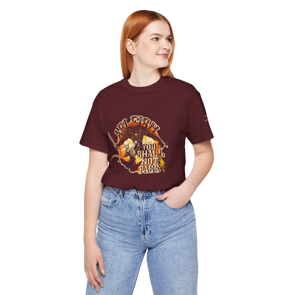 Ableism - You Shall Not Pass - LOTR Style - Unisex Jersey Short Sleeve Tee (Ships Internationally)