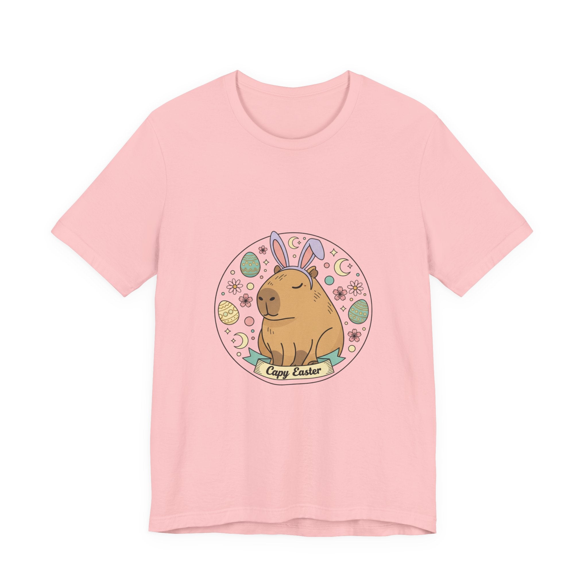 Cozy Easter Bunny Aesthetic Tee | Pastel Spring, Vintage Easter Cottagecore
