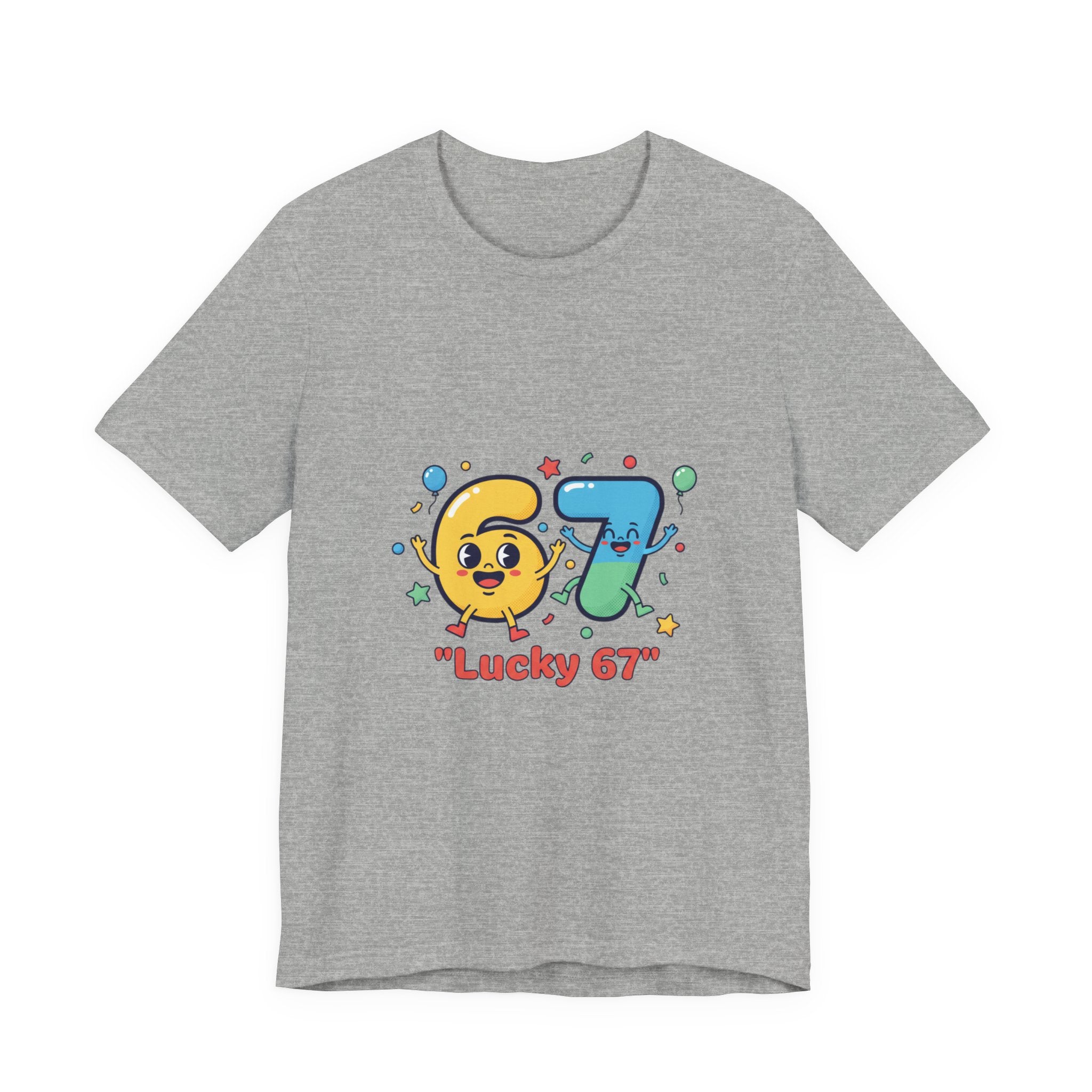 67 Shirt Tee | random number meme, absurdist humor, minimalist type
