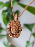 Oval shaped Crystal Pendants
