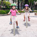 Children Bicycle with Front Handbrake and Rear Coaster Brake-Purple