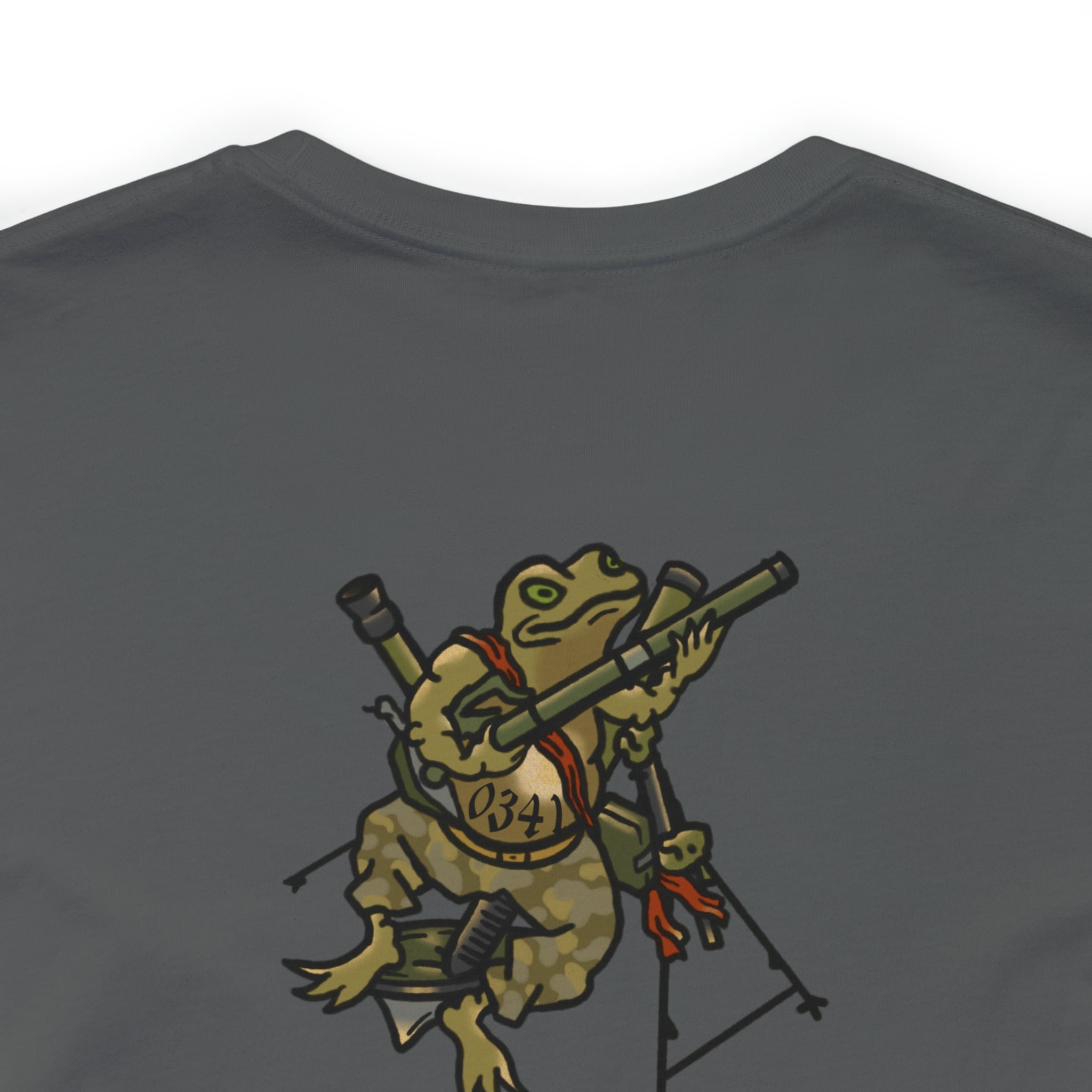 Mortar Frog - Back Print - Short Sleeve Tee