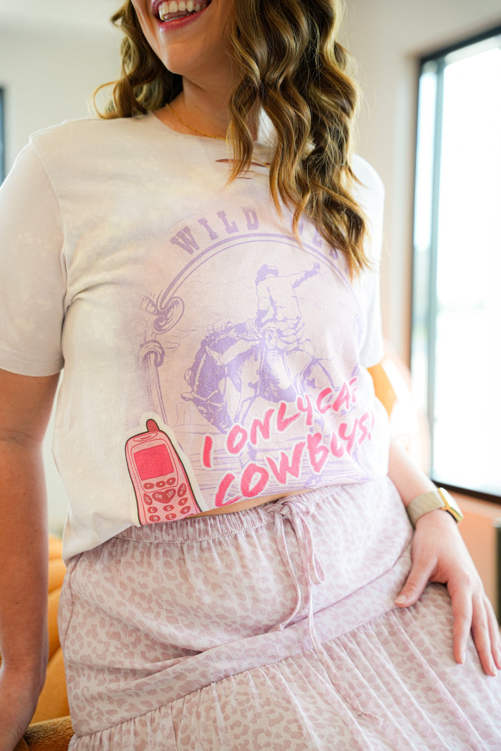 GINA I ONLY CALL COWBOYS TEE