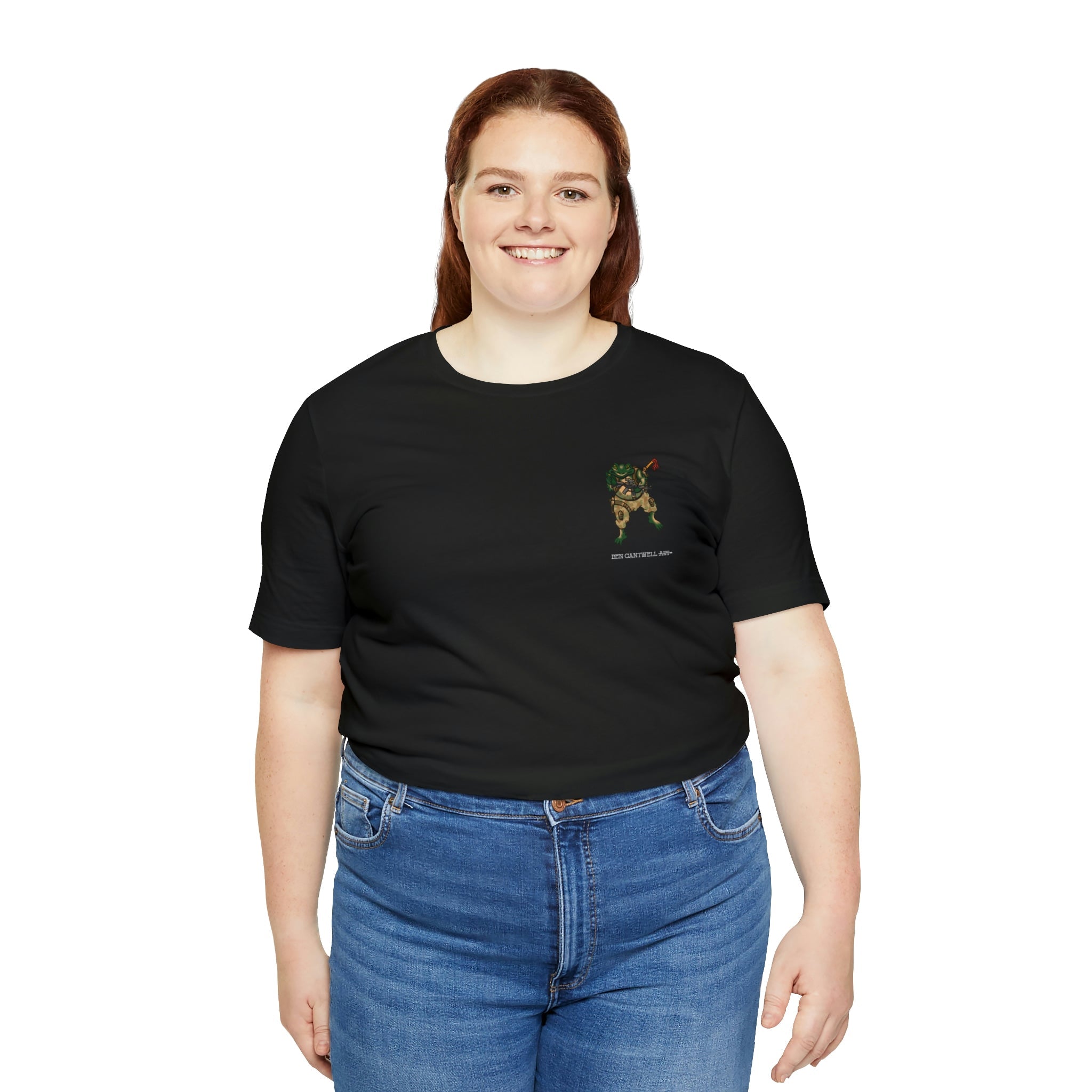 M4 and Radio Frog - Front Print - Short Sleeve Tee