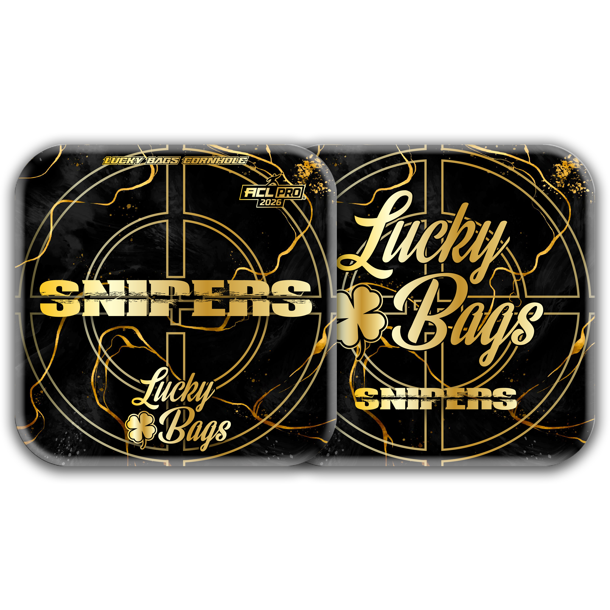 Snipers Black / Gold Marble