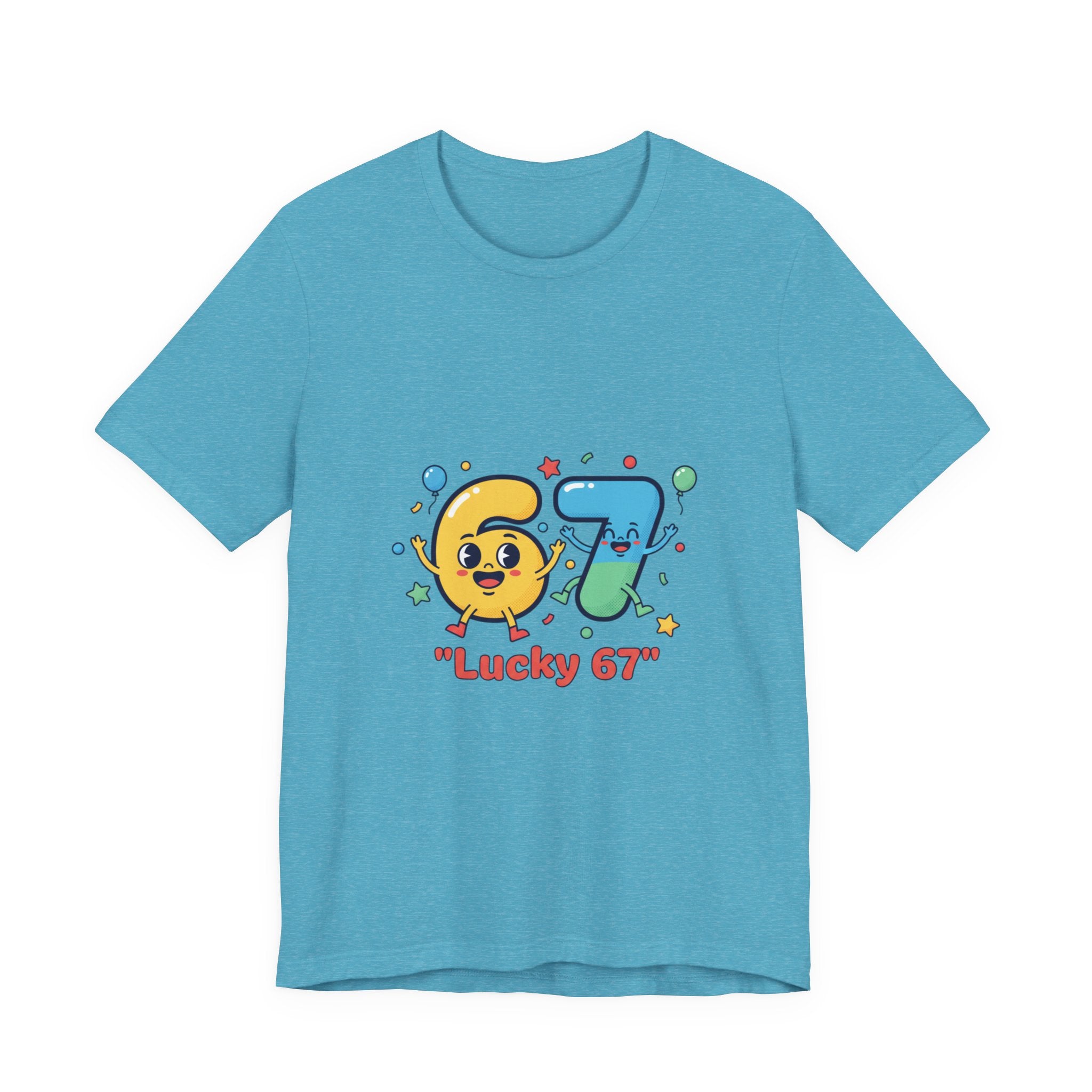 67 Shirt Tee | random number meme, absurdist humor, minimalist type