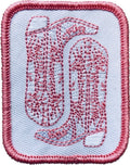 Double Pink Boot Patch