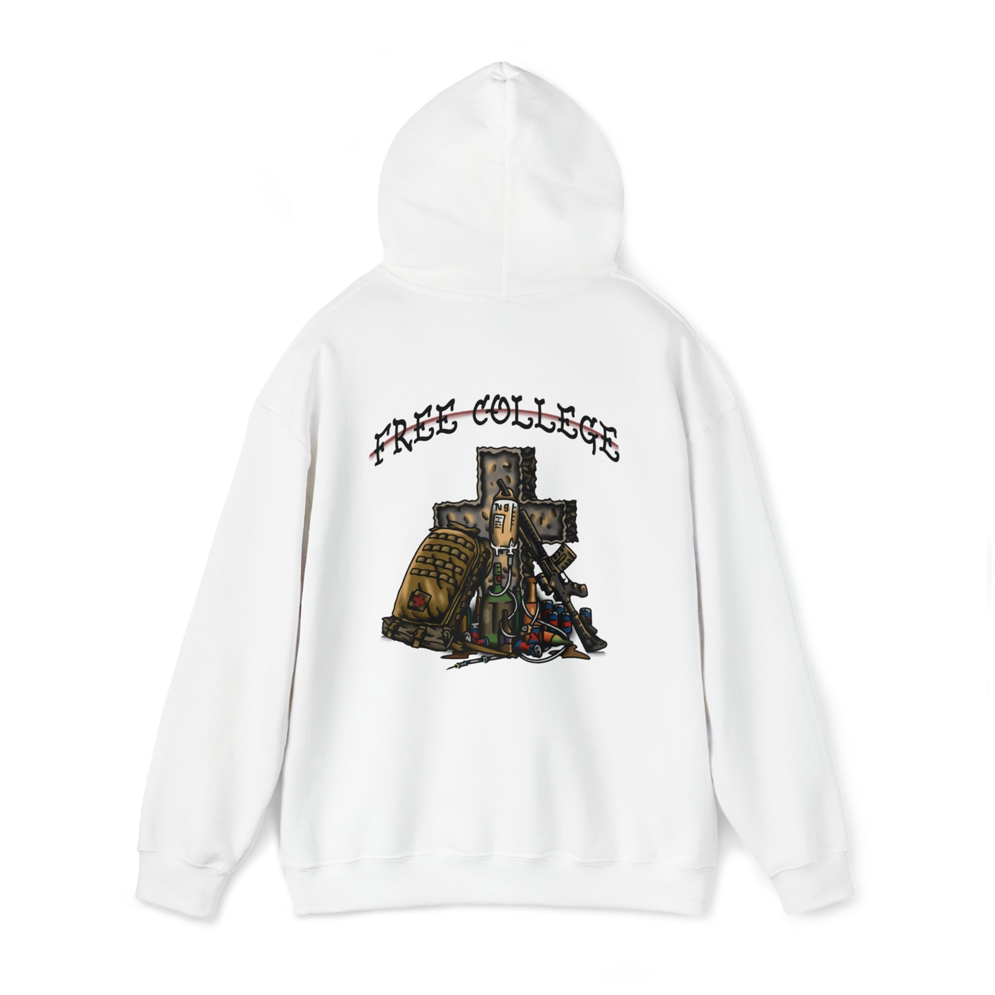 Free College Cross - Hoodie