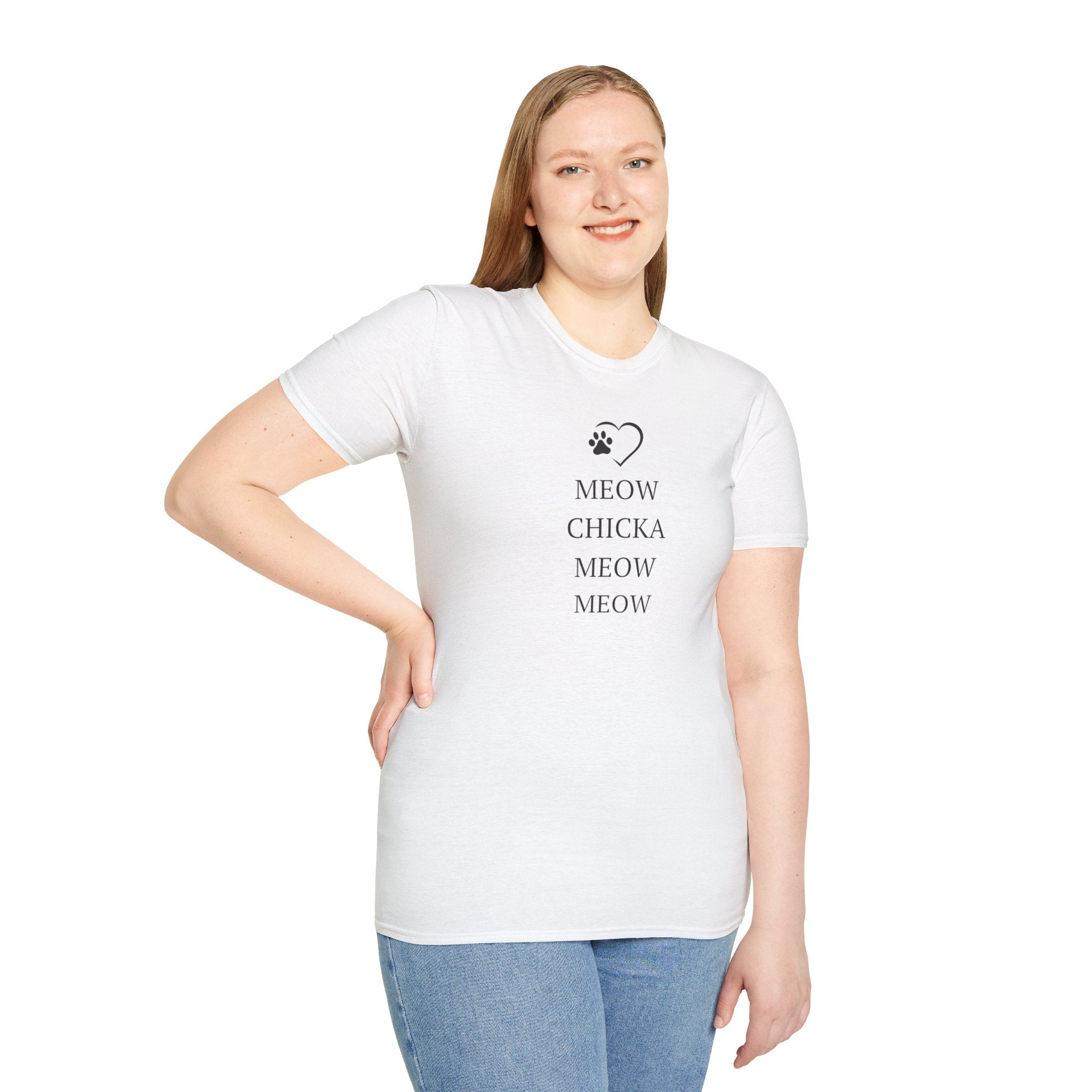 Meow Chicka Meow Meow Unisex Softstyle T-Shirt