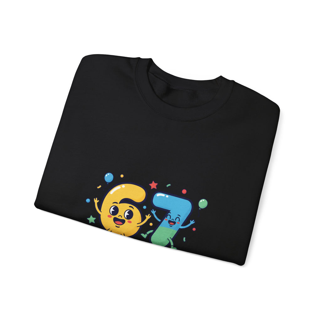 67 Meme Crewneck Sweatshirt | random number meme, absurdist humor