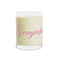 Grayteful Scented Candle - 11oz Full Glass for Relaxation & Celebration