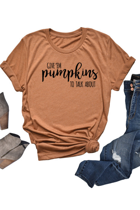 Give em pumpkins tee 3086