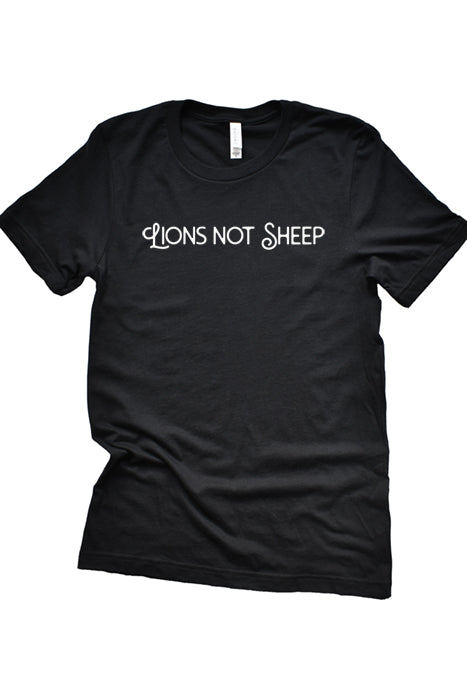 Lions not sheep tee 3098