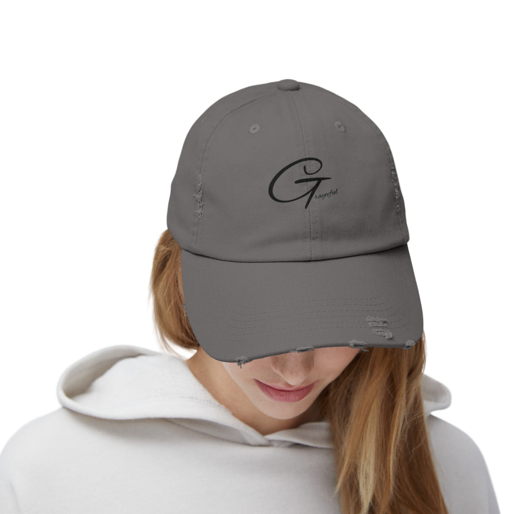 Grayceful Distressed Cap