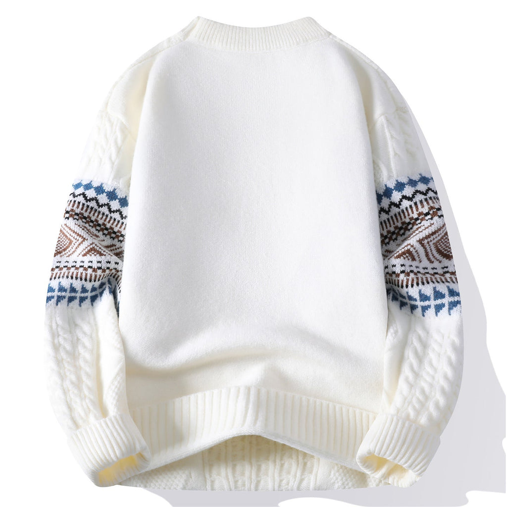 Autumn And Winter Fashion Trend Mock Neck Sweater Men