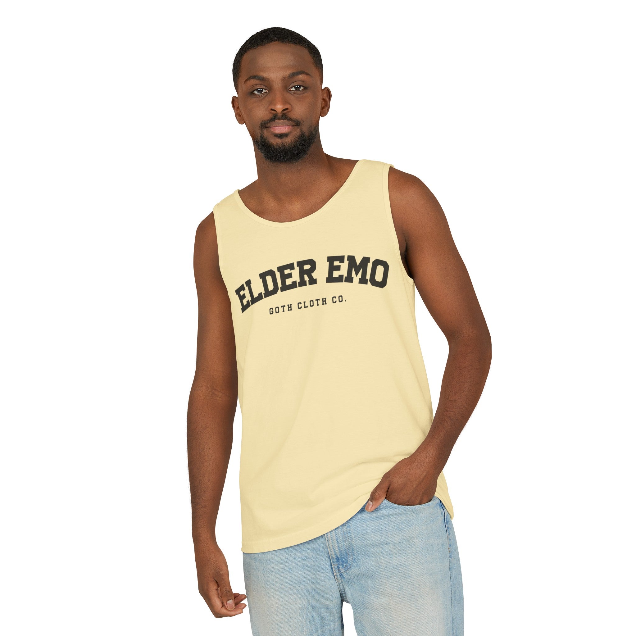 Elder Emo College Unisex Tank Top