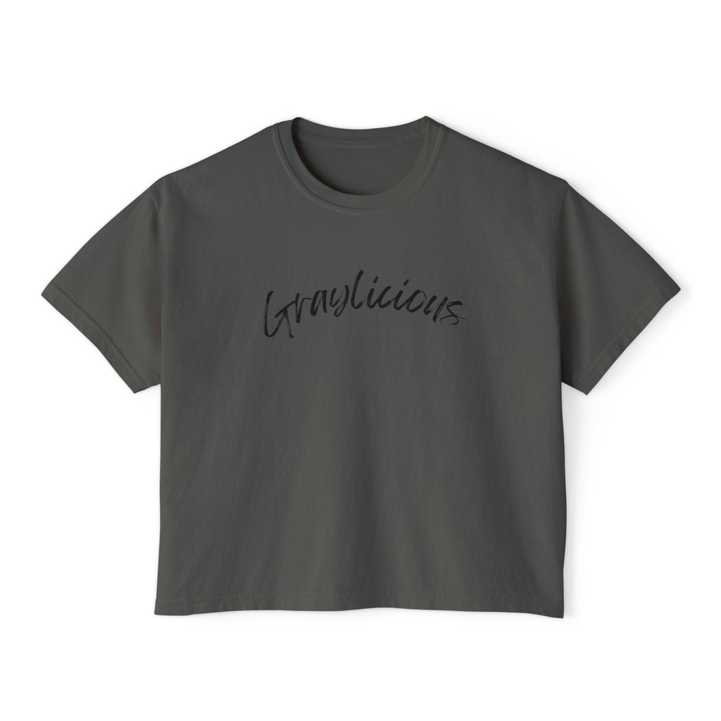 Women's Boxy Tee " Graylicious"