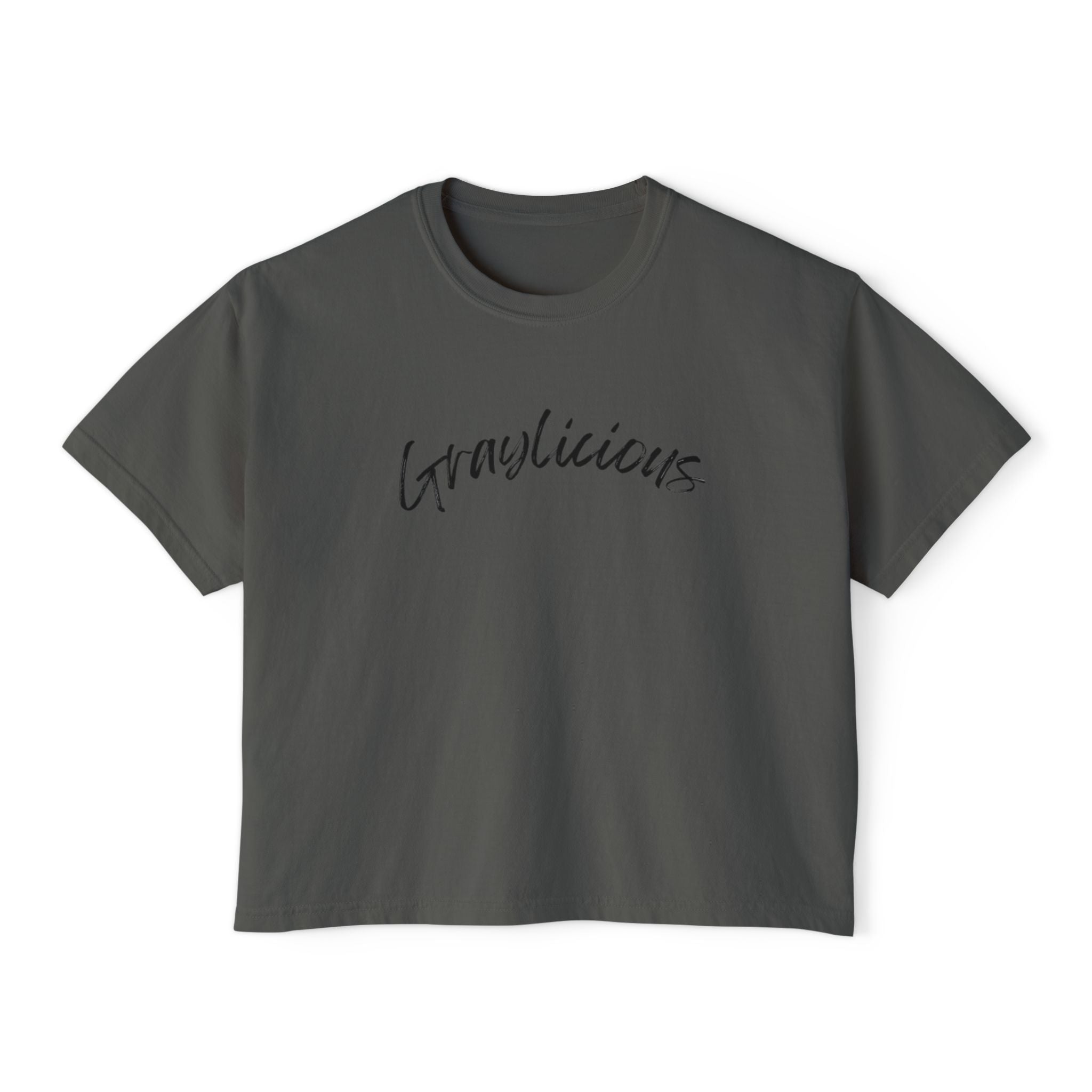Women's Boxy Tee " Graylicious"