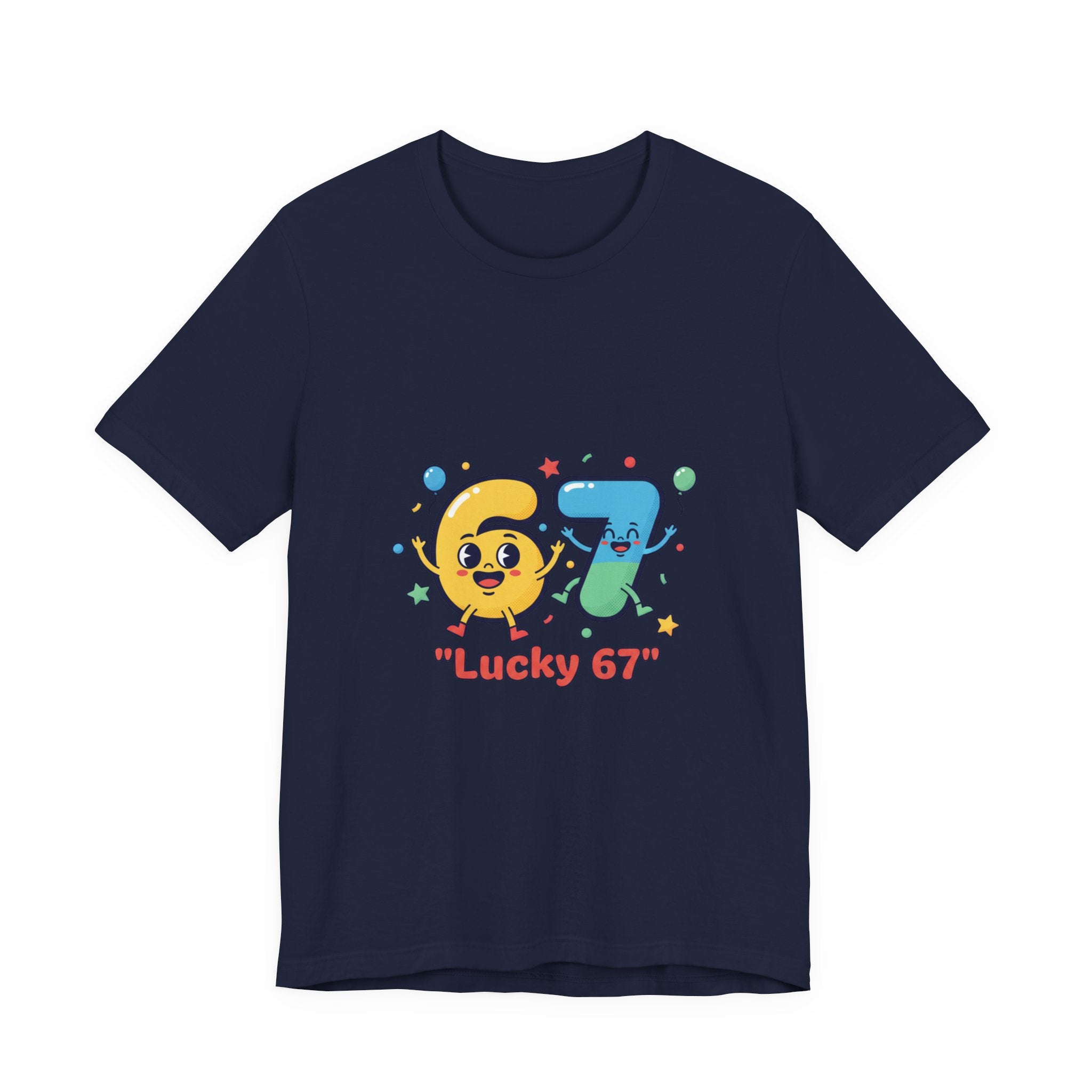 67 Shirt Tee | random number meme, absurdist humor, minimalist type