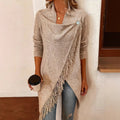 Autumn And Winter Loose Sweater Coat Plus Size
