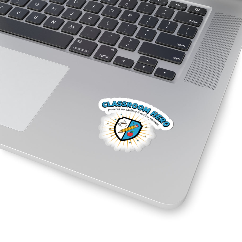 Classroom Hero Sticker | Teacher Appreciation, School Pride Kiss-Cut Sticker