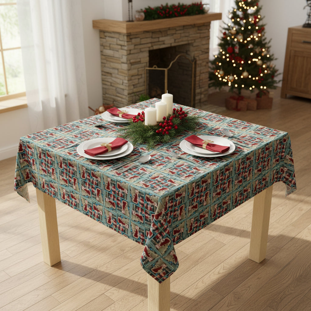 Dashing Through the No Christmas Tablecloth
