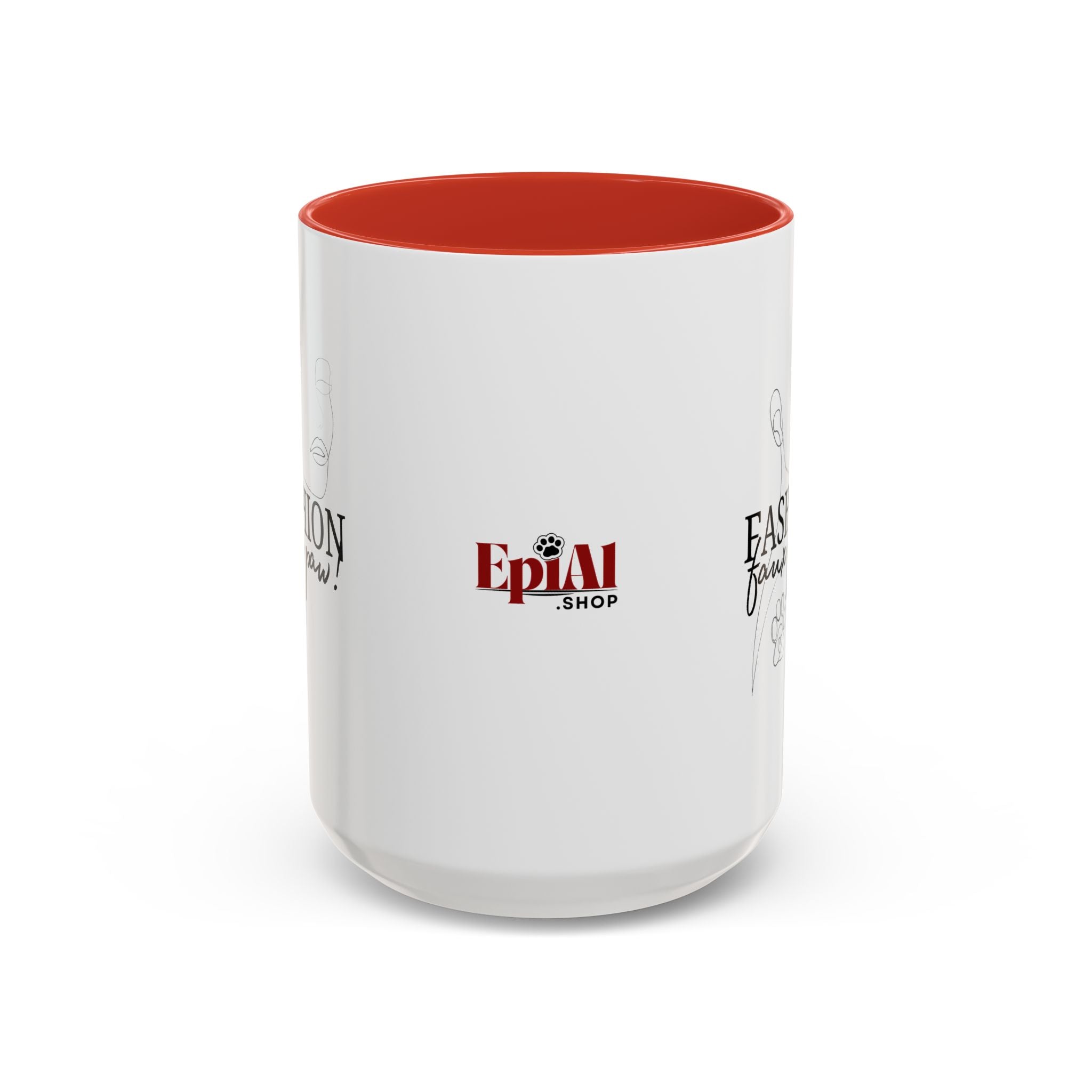 Fashion Faux Paw Accent Coffee Mug (11, 15oz)