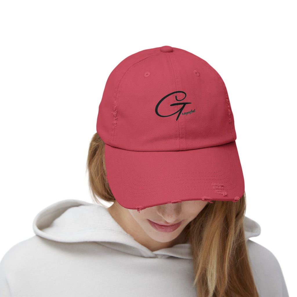 Grayceful Distressed Cap