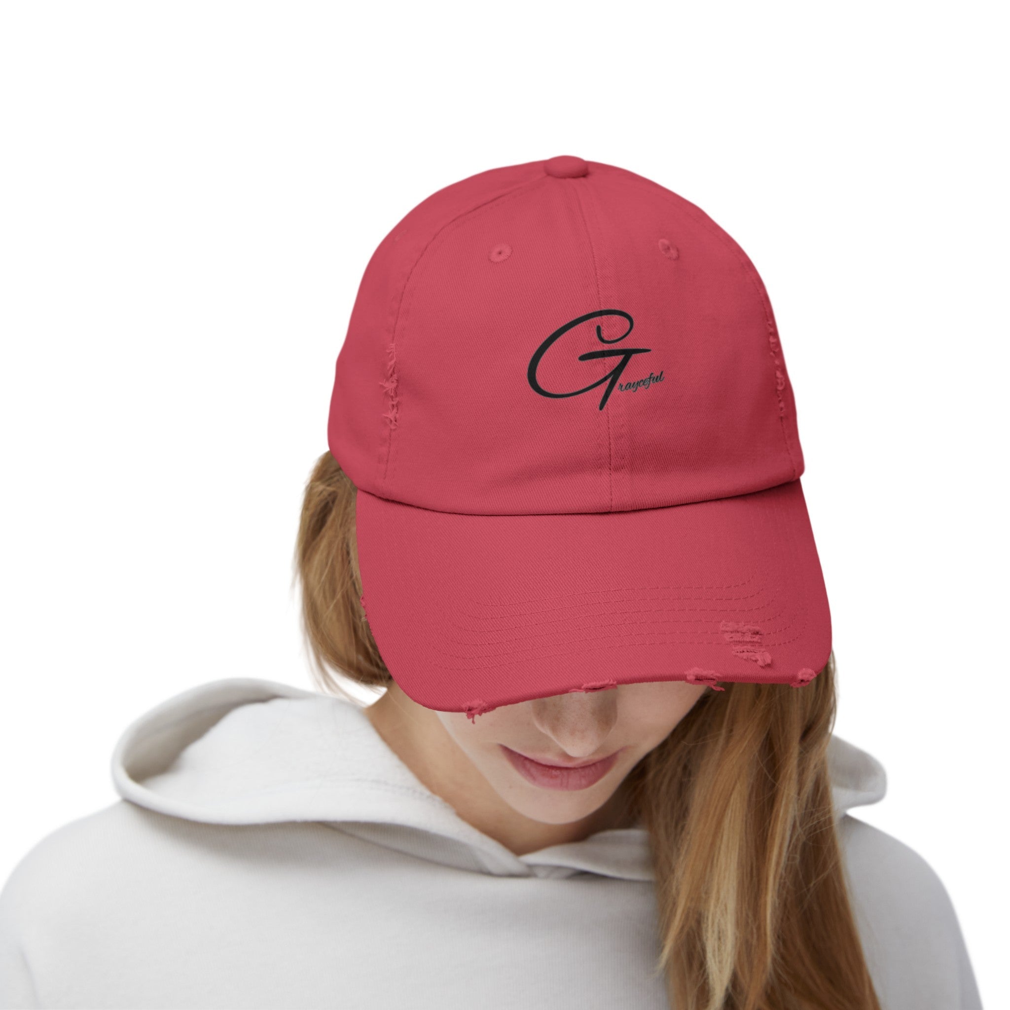 Grayceful Distressed Cap