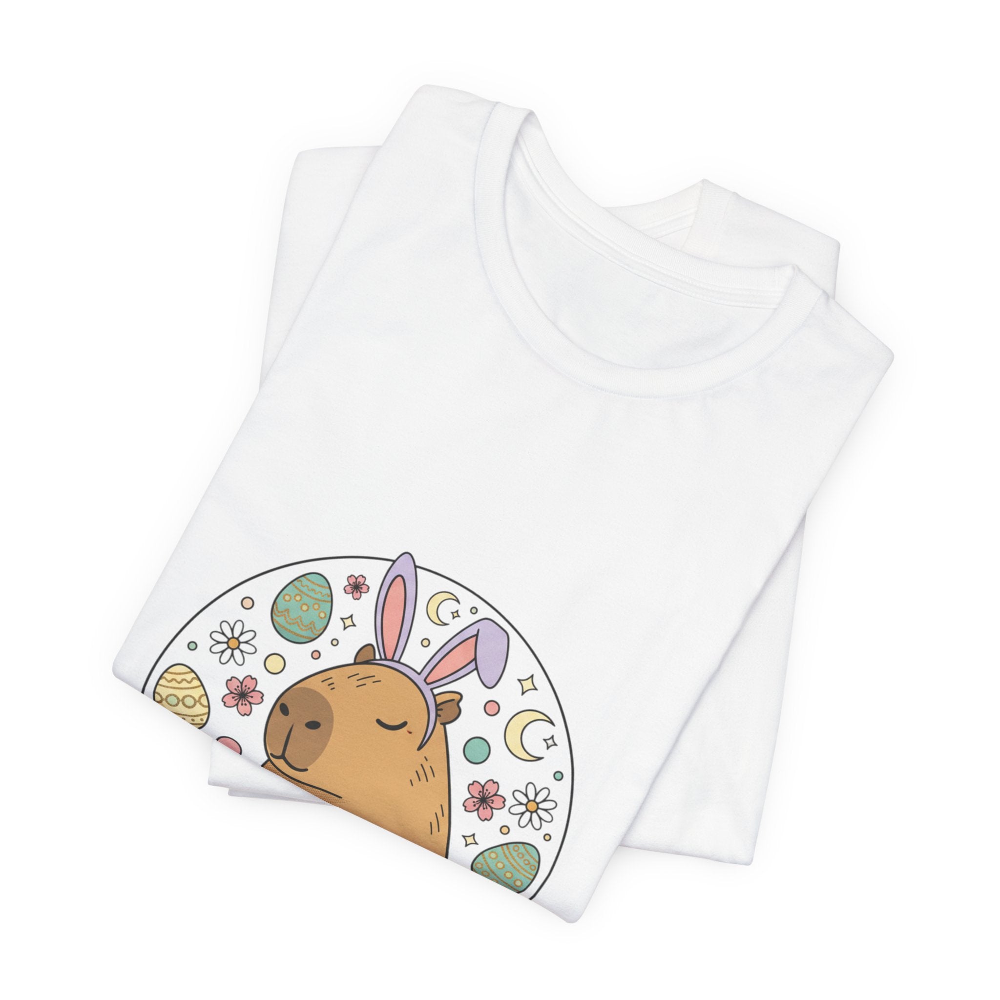 Cozy Easter Bunny Aesthetic Tee | Pastel Spring, Vintage Easter Cottagecore