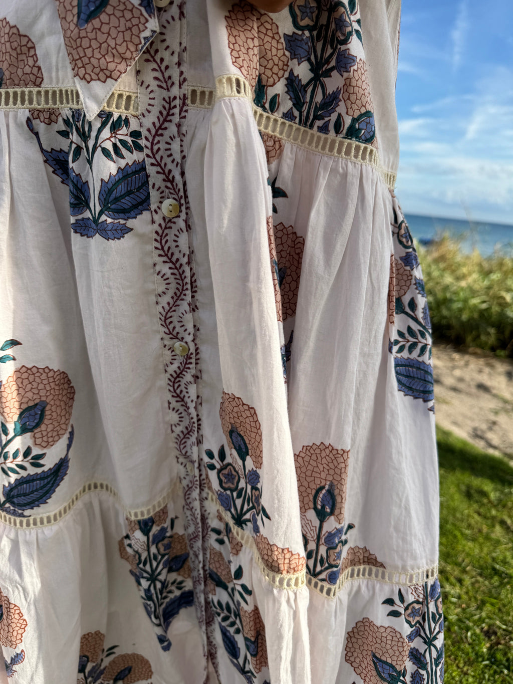 Botanica Maxi Dress | Mocha Botanical