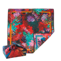 Rosebud | 18" Mulberry Silk Furoshiki Wrap by Adam Klassen
