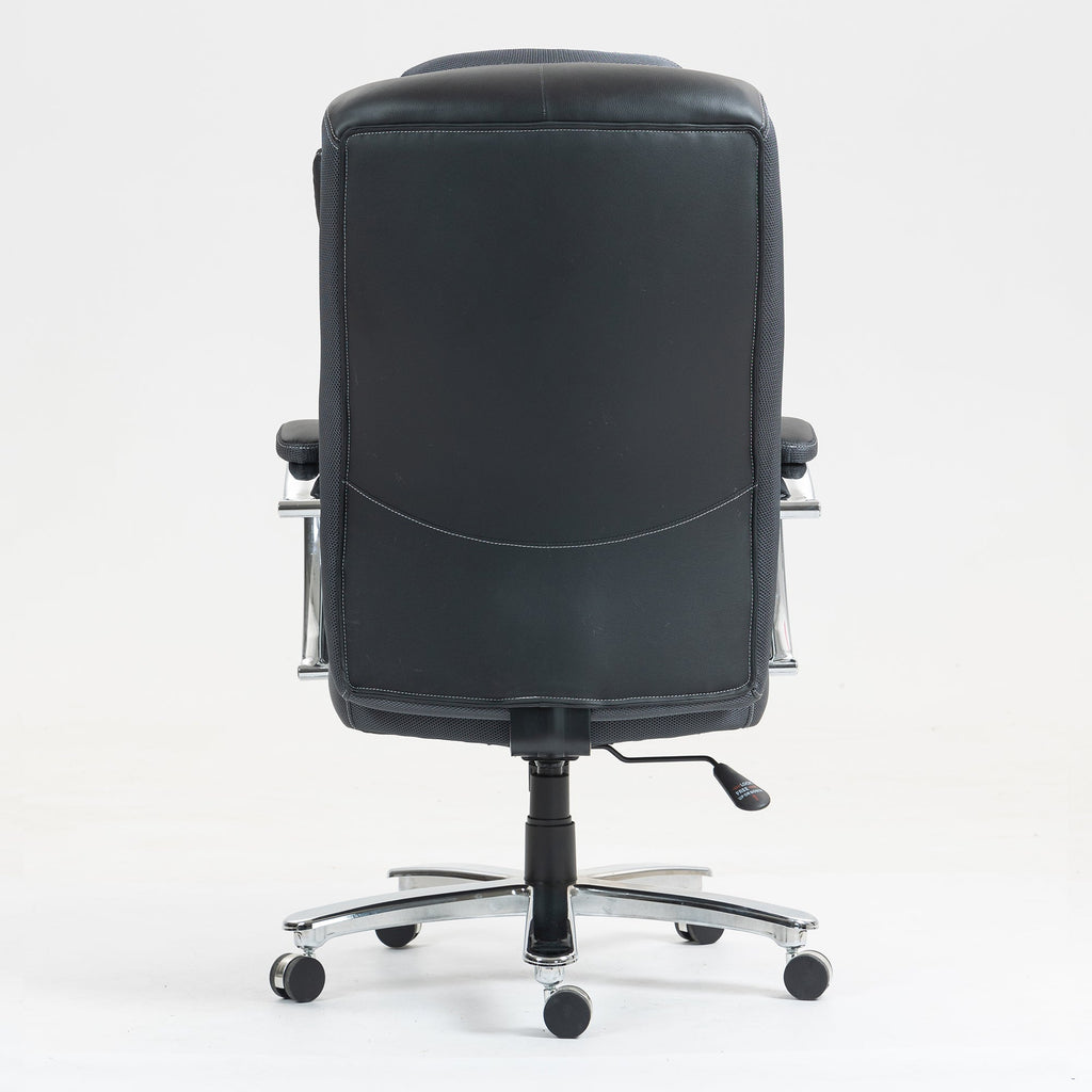 High backrest PU material office chair with adjustable height:9373H-PU