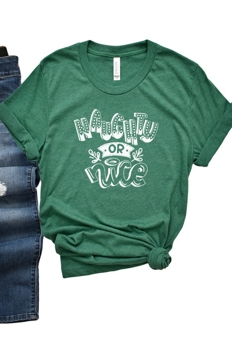 Naughty or Nice tee 4012