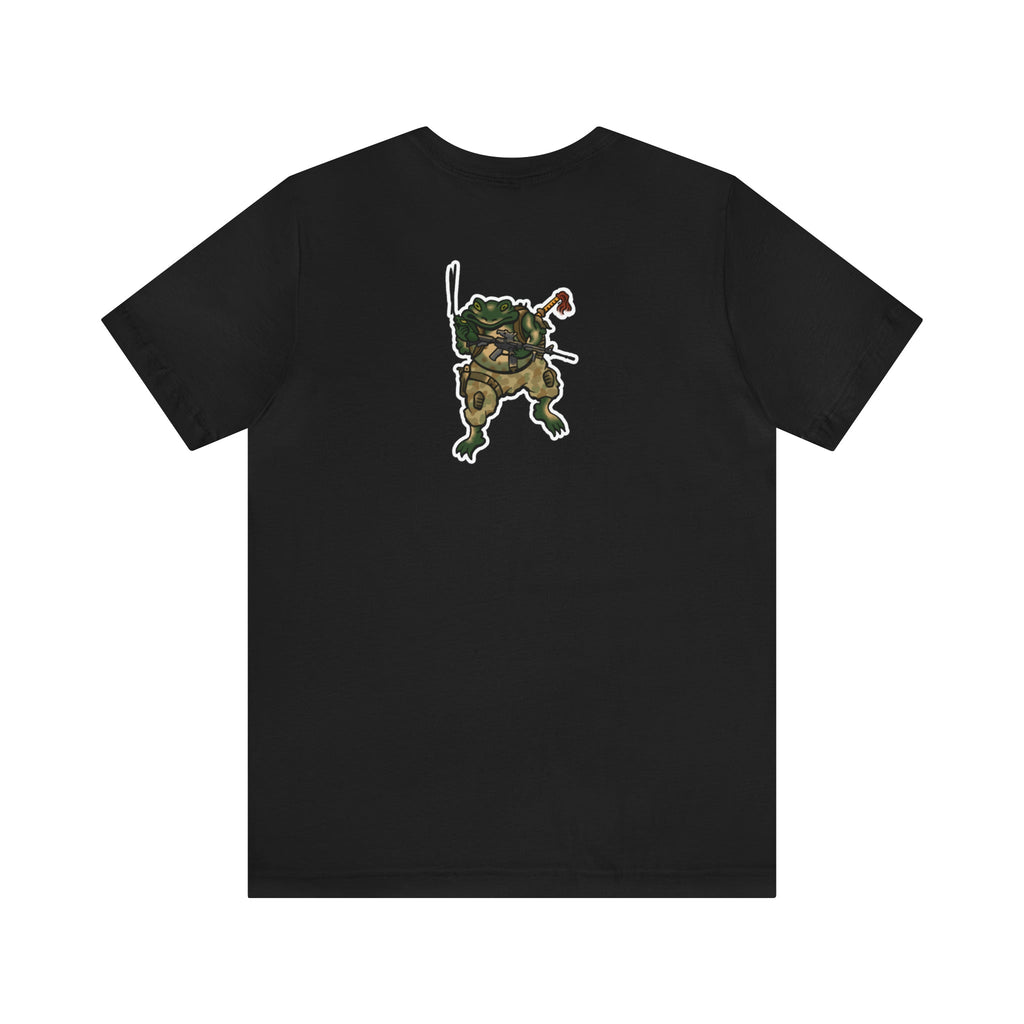 M4 and Radio Frog - Back Print - Short Sleeve Tee