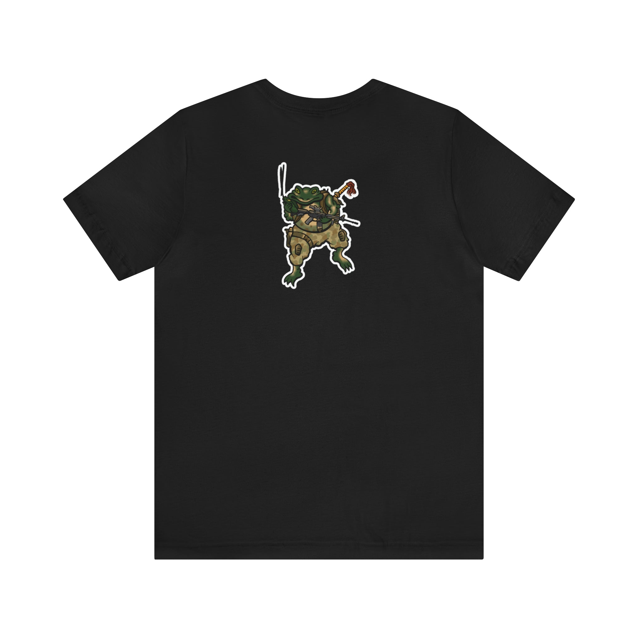M4 and Radio Frog - Back Print - Short Sleeve Tee