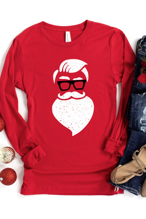 Santa Face 4041_longsleeve