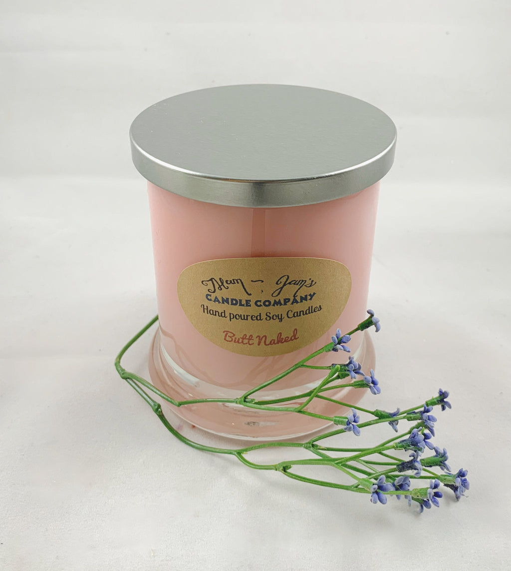 Butt Naked Soy Candle – Tropical & Fruity Scent | Mam Jam’s