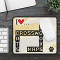 Crosswords and Cats Gaming Mouse Pad
