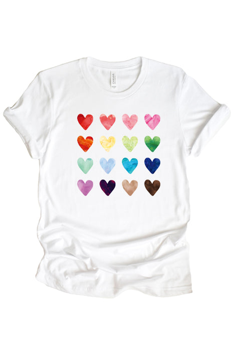 Colorful Hearts 4073