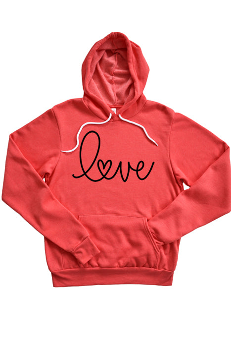 Cursive Love 4084_hoodie