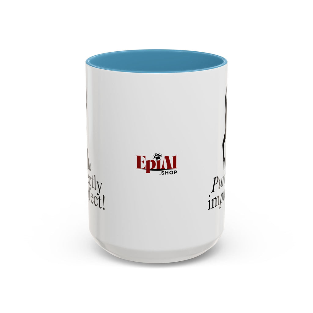 Purrfectly Impurrfect Accent Coffee Mug (11, 15oz)